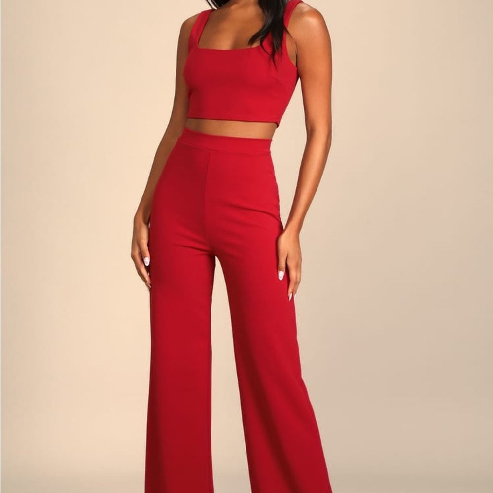 Lulu’s Red Women's Jumpsuit